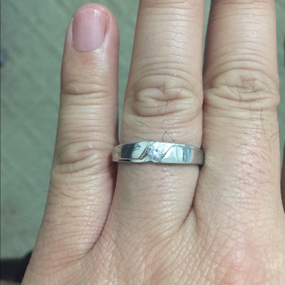 Other - S925 Sterling Silver Men Wedding Ring